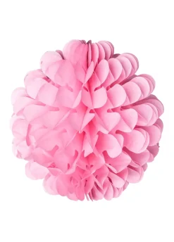 Dekoracja papierowa KWIAT różowa 30cm