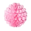 Dekoracja papierowa KWIAT różowa 20cm