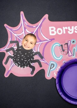 Dekoracja stołu dla dzieci podkładki na Halloween PSIKUS (6szt.)