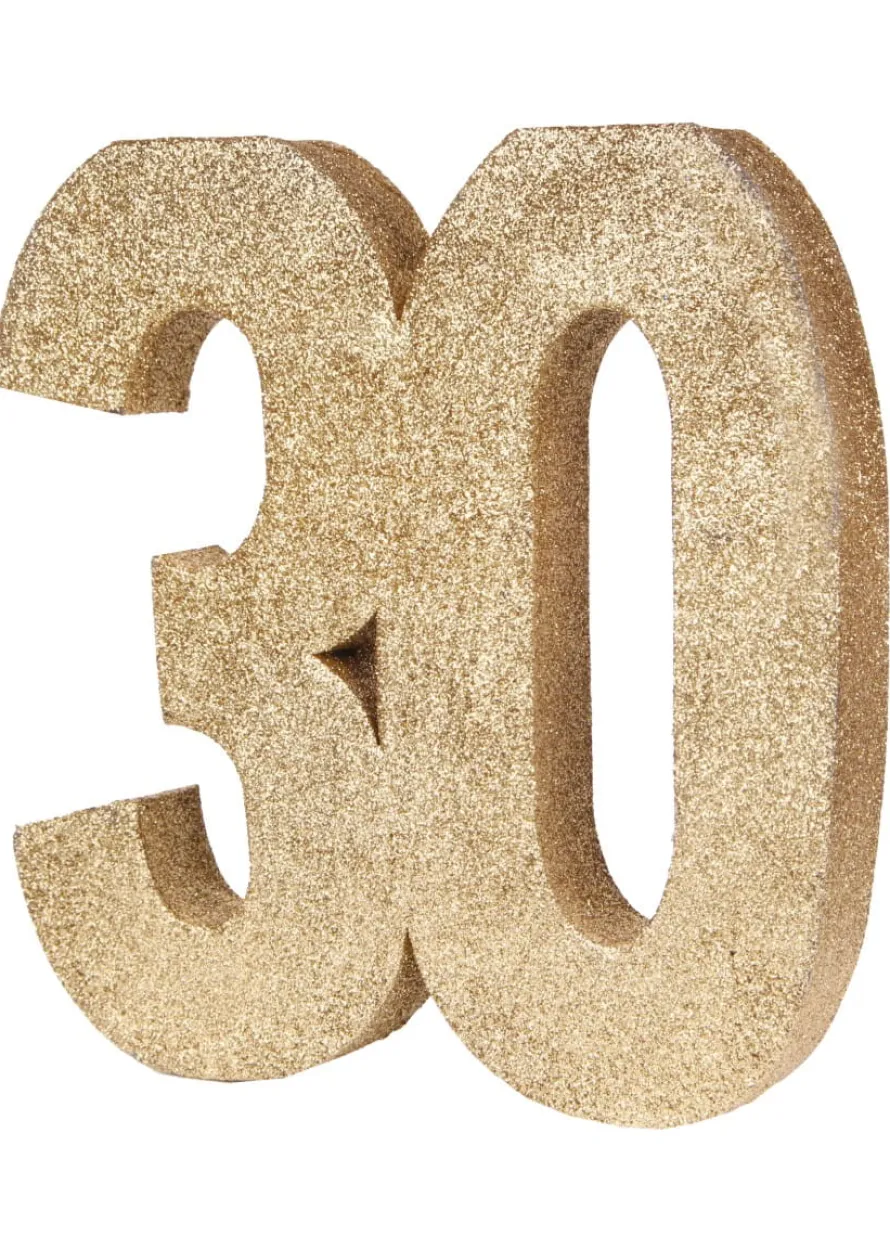 Dekoracja stołu 30 URODZINY GLITTER 20cm