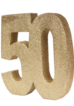 Dekoracja stołu 50 URODZINY GLITTER 20cm