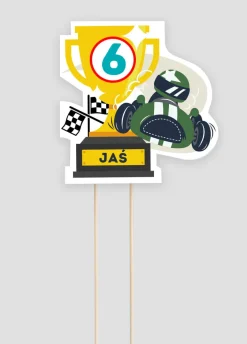 Dekoracja tortu dla chłopca TOPPER SAMOCHÓD