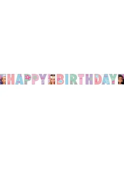 Dekoracja urodzinowa BARBIE girlanda Happy Birthday