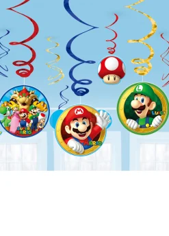 Dekoracja wisząca swirl MARIO (12szt.)