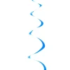 Dekoracja wisząca SWIRL niebieska (5szt.)