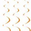 Dekoracja wisząca SWIRL pomarańczowa (5szt.)