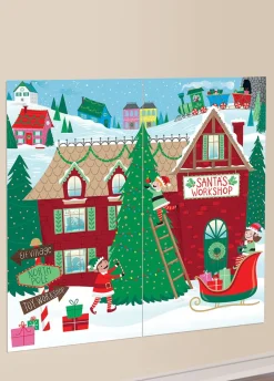 Dekoracja świąteczna na ścianę PRZYGOTOWANIA 82x165cm (2szt)