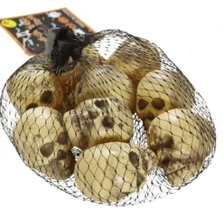Dekoracje na Halloween CZASZKI (9szt.)