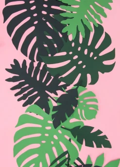 Dekoracje papierowe ALOHA dekoracje hawajskie mix