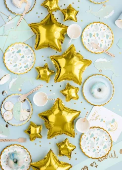 Dekoracyjne serwetki na stół WÓZEK tiffany blue (20szt.)