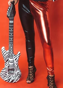 Dmuchana zabawka GITARA ZEBRA dodatek do stroju