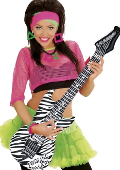 Dmuchana zabawka GITARA ZEBRA dodatek do stroju