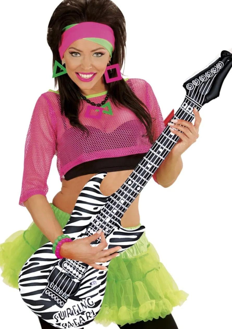 Dmuchana zabawka GITARA ZEBRA dodatek do stroju