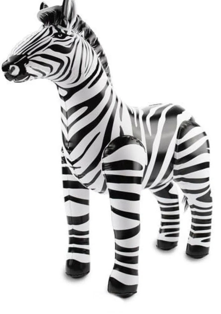 Dmuchana ZEBRA ozdoba na urodziny safari