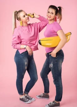 Dmuchany żółty BANAN śmieszny gadżet