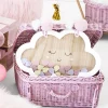 Drewniana księga gości na baby shower CHMURKA