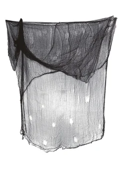 Duża czarna zasłona - dekoracja na Halloween