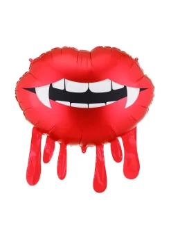 Duży balon halloweenowy KRWAWIĄCE USTA WAMPIRA