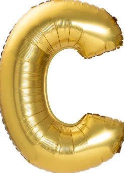 Duży balon LITERKA C matowy 85cm