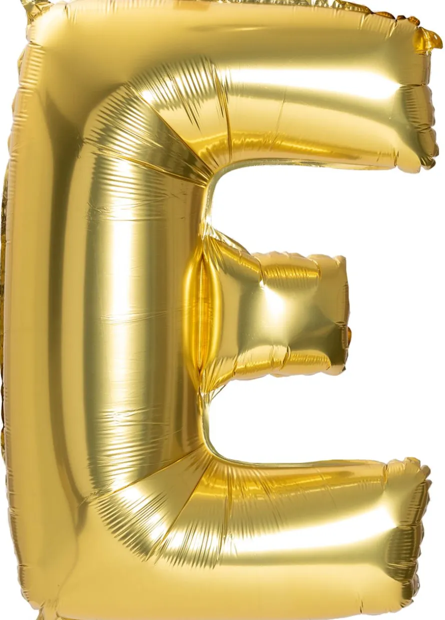 Duży balon LITERKA E matowy 85cm