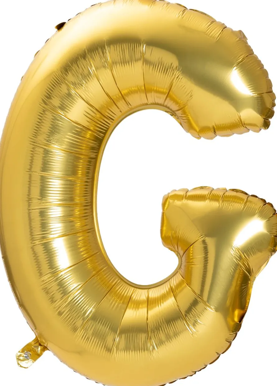 Duży balon LITERKA G matowy 85cm