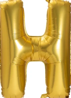 Duży balon LITERKA H matowy 85cm