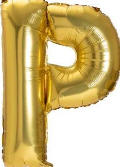 Duży balon LITERKA P matowy 85cm