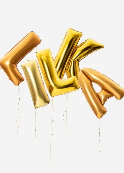 Duży balon LITERKA U matowy 85cm