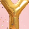 Duży balon LITERKA Y matowy 85cm
