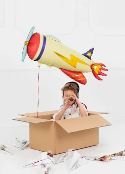 Duży foliowy balon SAMOLOCIK 91cm