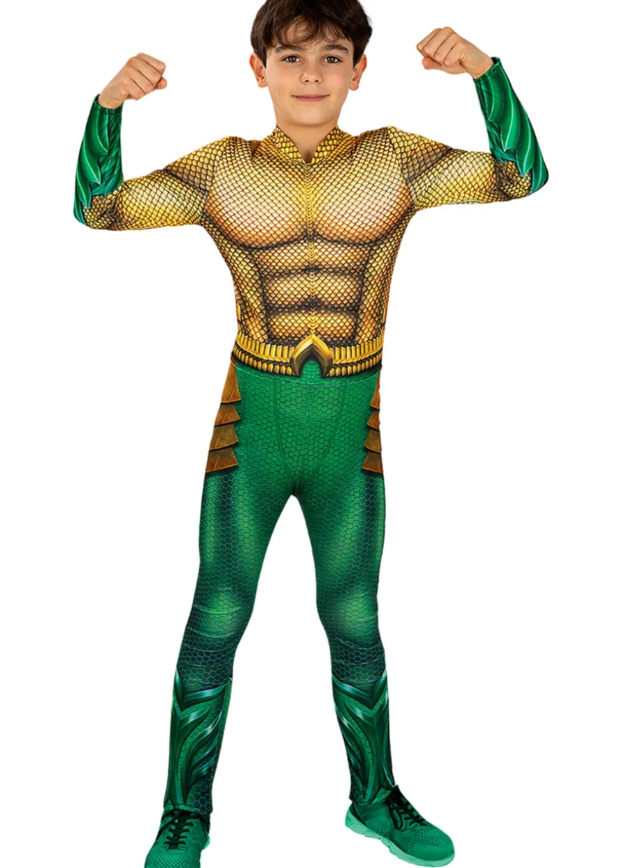 Dziecięcy strój AQUAMAN 5-6 lat
