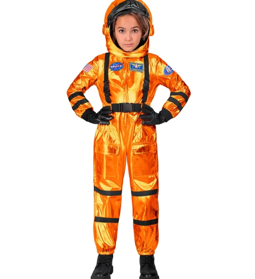 Dziecięcy strój ASTRONAUTY pomarańczowy