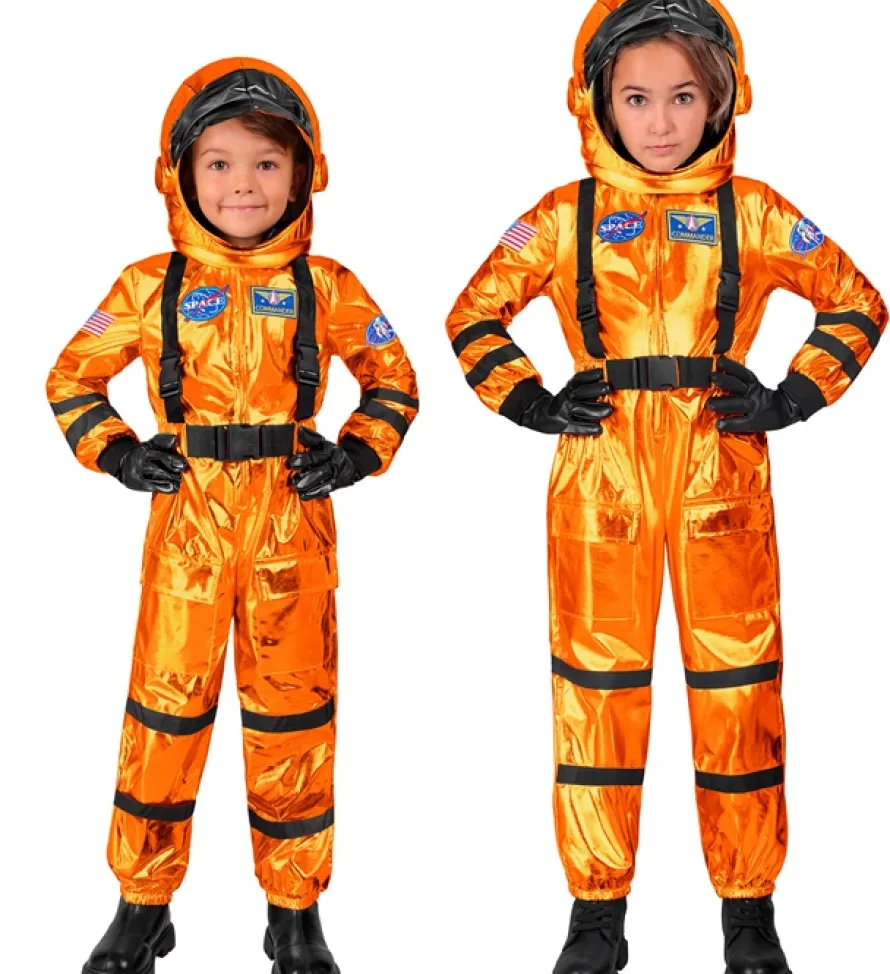 Dziecięcy strój ASTRONAUTY pomarańczowy
