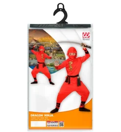Dziecięcy strój NINJA CZERWONY