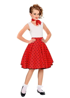 Dziecięcy STRÓJ PIN UP lata 50 rozm. - uniwersalny