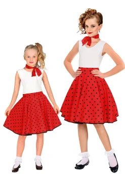 Dziecięcy STRÓJ PIN UP lata 50 rozm. - uniwersalny
