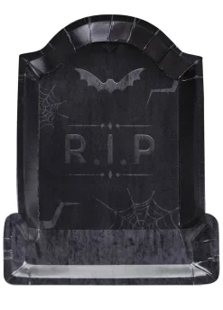 Ekologiczne talerzyki na Halloween NAGROBKI