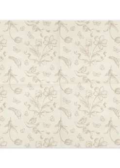 Eleganckie serwetki KWIATY 33x33cm