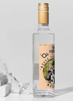 Etykieta na alkohol DLA MYŚLIWEGO ze zdjęciem