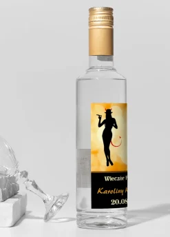 Etykieta na wino SZALONY WIECZÓR PANIEŃSKI