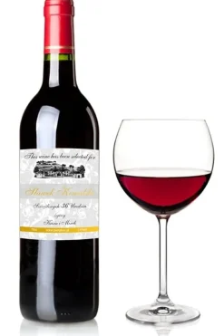 Etykieta na wino Twoim imieniem GOLD