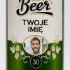 Etykiety na piwo z imieniem i zdjęciem