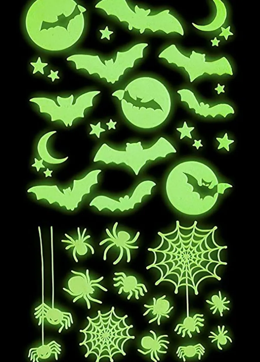 Fluorescencyjne naklejki na halloween