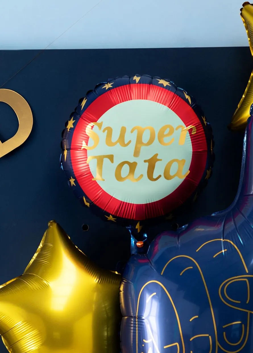 Foliowy balon dla taty SUPER TATA 35cm