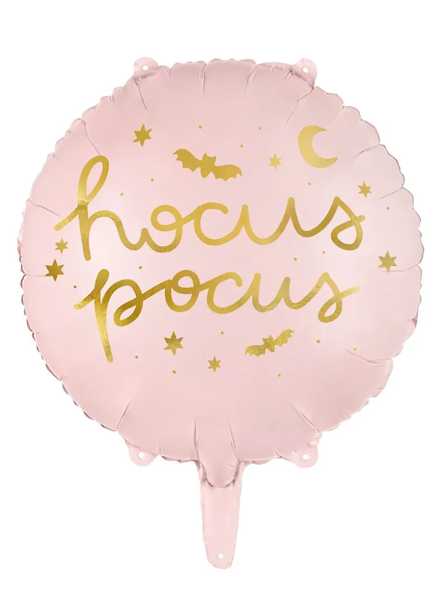 Foliowy balon HOCUS POCUS różowy 45cm