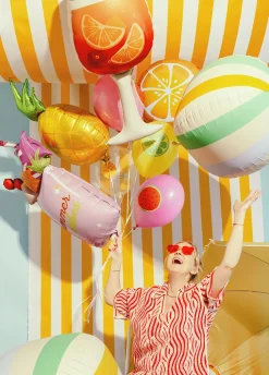 Foliowy BALON KOKTAJL dekoracja na garden party