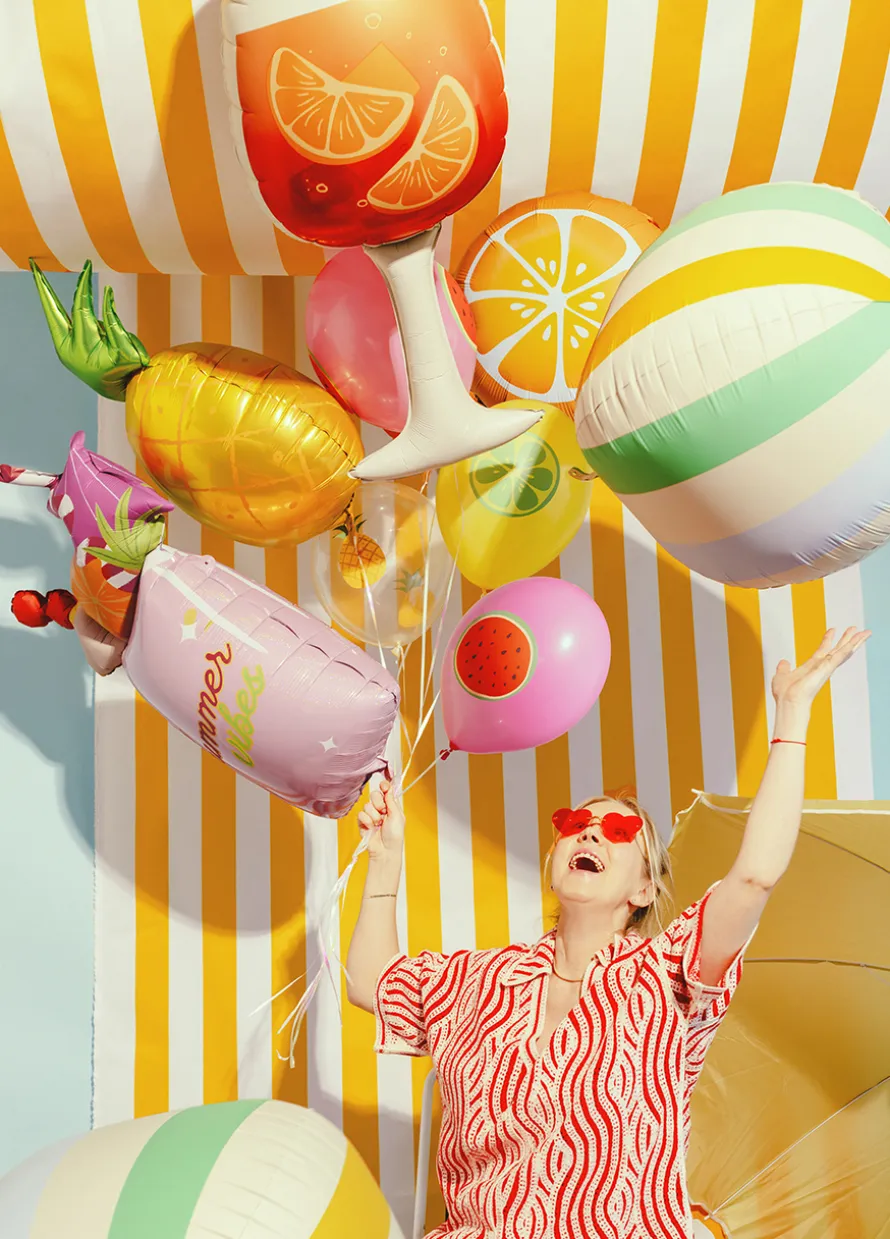 Foliowy BALON KOKTAJL dekoracja na garden party
