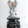Foliowy balon na andrzejki KOCIOŁEK CZAROWNICY 80cm
