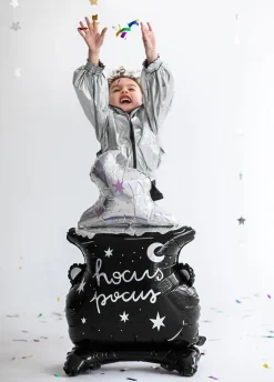 Foliowy balon na andrzejki KOCIOŁEK CZAROWNICY 80cm