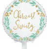 Foliowy balon na CHRZCINY 45 cm